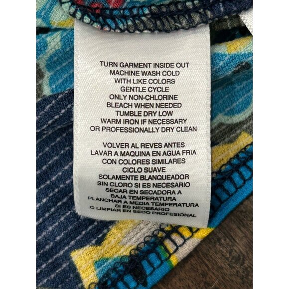 Rachel Roy Floral Print Strappy Sleeveless Blouse Multicolor Top Sz XS - Picture 6 of 9